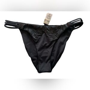 NWT L*Space Black Claude Bikini Bottom